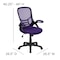 Flash Furniture Office Chair, Mesh, Purple HL-0016-1-BK-PUR-GG - alternate 9